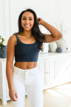 Load image into Gallery viewer, Highly Motivated Ribbed Square Neck Tank in Ash Grey