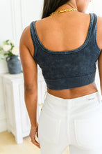 Load image into Gallery viewer, Highly Motivated Ribbed Square Neck Tank in Ash Grey