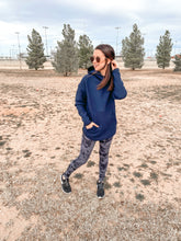 Load image into Gallery viewer, Aint No Blues, Navy Pullover MonoB