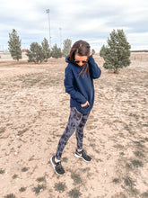 Load image into Gallery viewer, The Gia Dark Navy Tie Dye Leggings