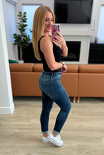 Load image into Gallery viewer, Amber Mid Rise Cuffed Slim Fit Jeans