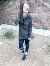 Load image into Gallery viewer, The Kate Hi-Lo Cowl Neck Pullover