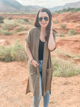 Load image into Gallery viewer, The Terri Olive Cardigan