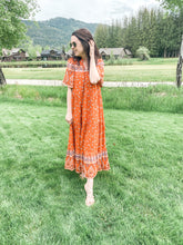 Load image into Gallery viewer, The Charlotte Dress- Rust
