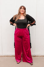 Load image into Gallery viewer, Cleo Velvet Wide Leg Pants