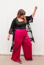 Load image into Gallery viewer, Cleo Velvet Wide Leg Pants