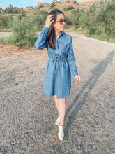 Load image into Gallery viewer, Denim Done Right Dress