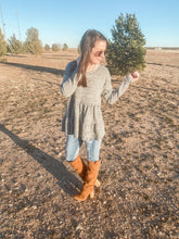 Load image into Gallery viewer, The Angie Grey Tier Top