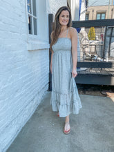 Load image into Gallery viewer, The Whitney Mint Floral Dress