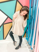 Load image into Gallery viewer, The Naomi Oversized Hoodie in Tan