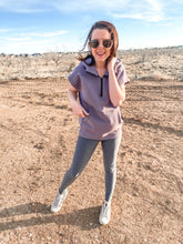 Load image into Gallery viewer, Hub's Has To Have Cap Sleeve Workout Hoodie