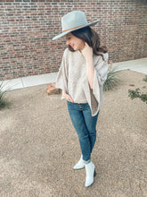 Load image into Gallery viewer, The Maxine Bohemian Poncho Sweater