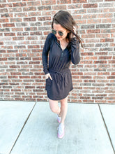 Load image into Gallery viewer, The Samantha Sleeve Hoodie Romper