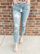 Load image into Gallery viewer, Florence High Waist Destroyed Boyfriend Jeans