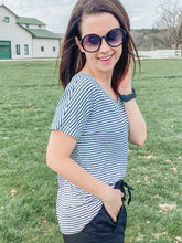 Load image into Gallery viewer, Shades & Stripe Tee