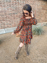 Load image into Gallery viewer, The Amelia Long Sleeve Floral Dress