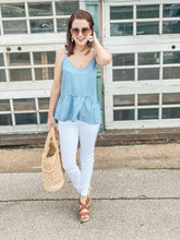 Load image into Gallery viewer, The Nicci Denim Tank