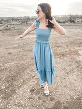 Load image into Gallery viewer, The Edith Smocked Ruffled Dress