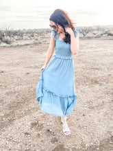 Load image into Gallery viewer, The Edith Smocked Ruffled Dress