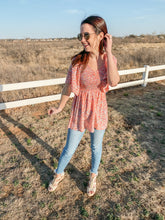 Load image into Gallery viewer, The Hayden Floral Babydoll Top