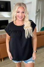 Load image into Gallery viewer, The Erika Babydoll Top in Black