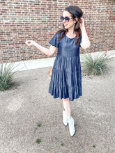 Load image into Gallery viewer, The Cam Chambray Dress