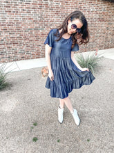Load image into Gallery viewer, The Cam Chambray Dress