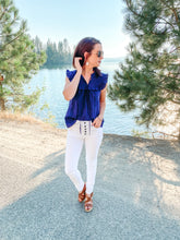 Load image into Gallery viewer, The Jacy Navy Tank