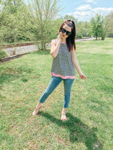 Load image into Gallery viewer, Stirring Up Striped Sleeveless Top