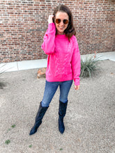 Load image into Gallery viewer, Boldly Your's- Pink Knit Sweater
