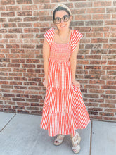 Load image into Gallery viewer, Buddy Love Red Gingham Smocked Dress