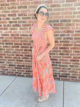 Load image into Gallery viewer, Buddy Love Red Gingham Smocked Dress