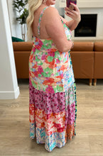 Load image into Gallery viewer, Tina Mixed Print Date Night Dress