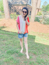 Load image into Gallery viewer, Pretty Pink Color Block Top