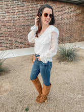 Load image into Gallery viewer, Sweetly Your's Swiss Dot Top