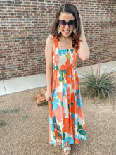 Load image into Gallery viewer, Forget Me Not Floral Maxi Dress