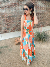 Load image into Gallery viewer, Forget Me Not Floral Maxi Dress