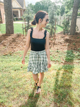 Load image into Gallery viewer, The Reese Skort- Green Plaid