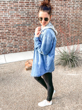 Load image into Gallery viewer, Jordan Hooded Denim Shacket