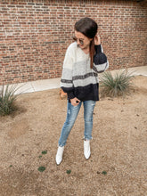 Load image into Gallery viewer, It Might Be Love Color Block Sweater