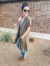 Load image into Gallery viewer, The Terri Olive Cardigan