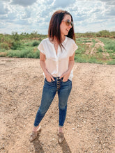 Load image into Gallery viewer, Isn't It Ironic Top In White