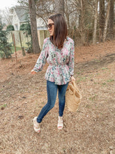 Load image into Gallery viewer, The Lizzie Floral Top