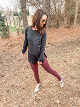 Load image into Gallery viewer, The Last Leggings You'll Ever Need -Maroon