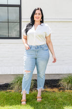 Load image into Gallery viewer, Isn't It Ironic Top In White