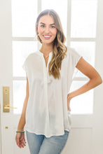 Load image into Gallery viewer, Isn't It Ironic Top In White