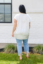 Load image into Gallery viewer, Isn't It Ironic Top In White