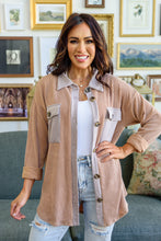 Load image into Gallery viewer, Ivy League Boyfriend Shacket In Taupe