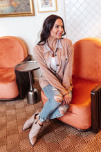 Load image into Gallery viewer, Ivy League Boyfriend Shacket In Taupe