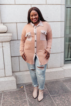 Load image into Gallery viewer, Ivy League Boyfriend Shacket In Taupe